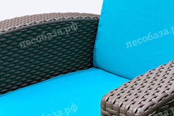 Комплект чехлов на подушки для мебели Premium - нео изумруд